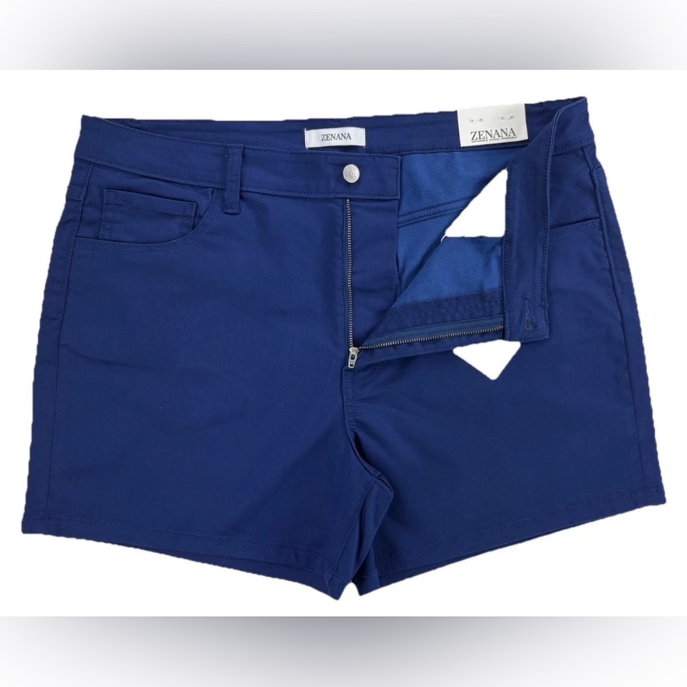 Zenana Outfitters Women's Deep Blue Shorts